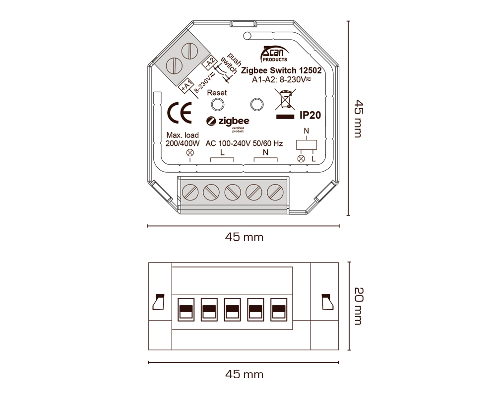 как подключить zigbee выключатель