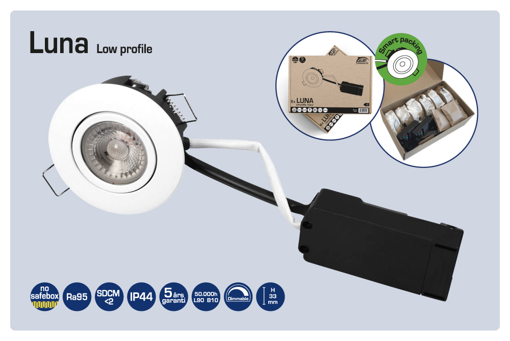 Luna Low profile 6-pack