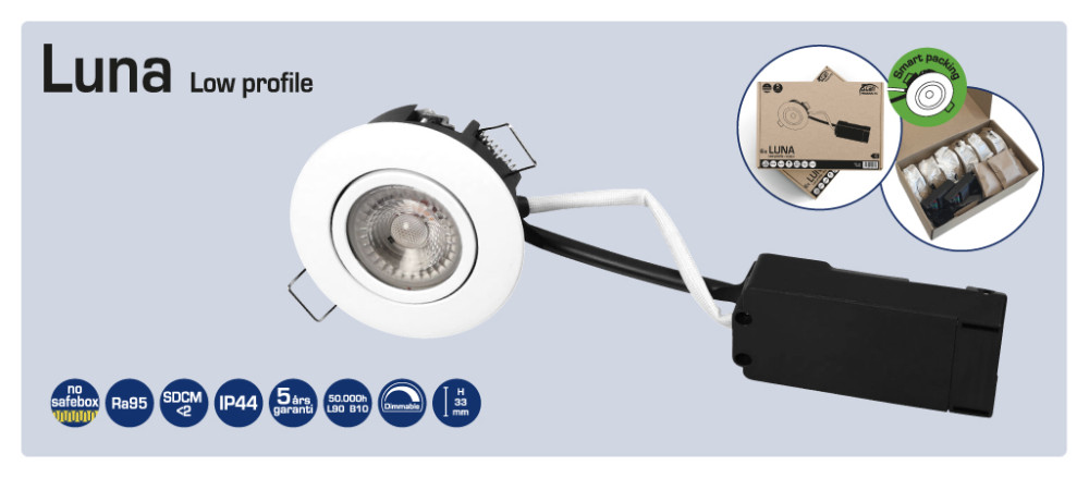 Luna Low profile 6-pack