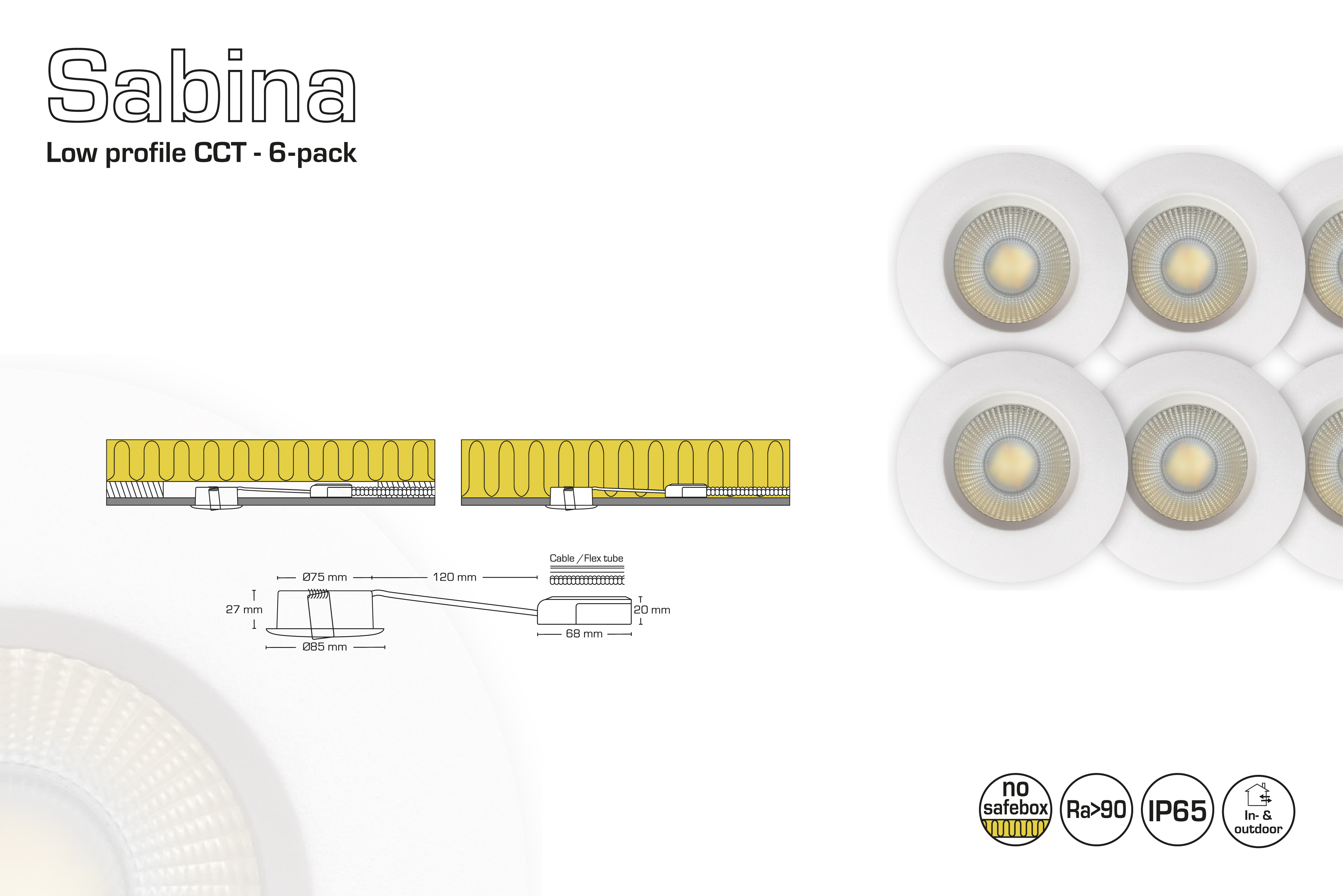 Sabina Low profile CCT